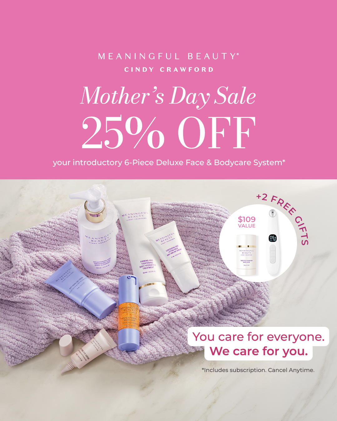 Meaningful Beauty Facebook ad