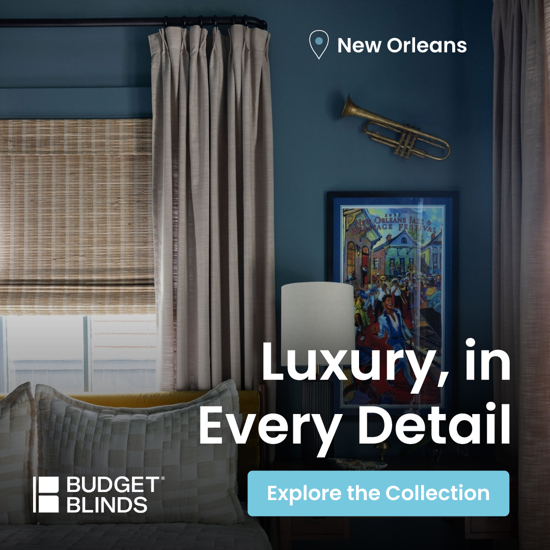 Budget Blinds of New Orleans Facebook ad