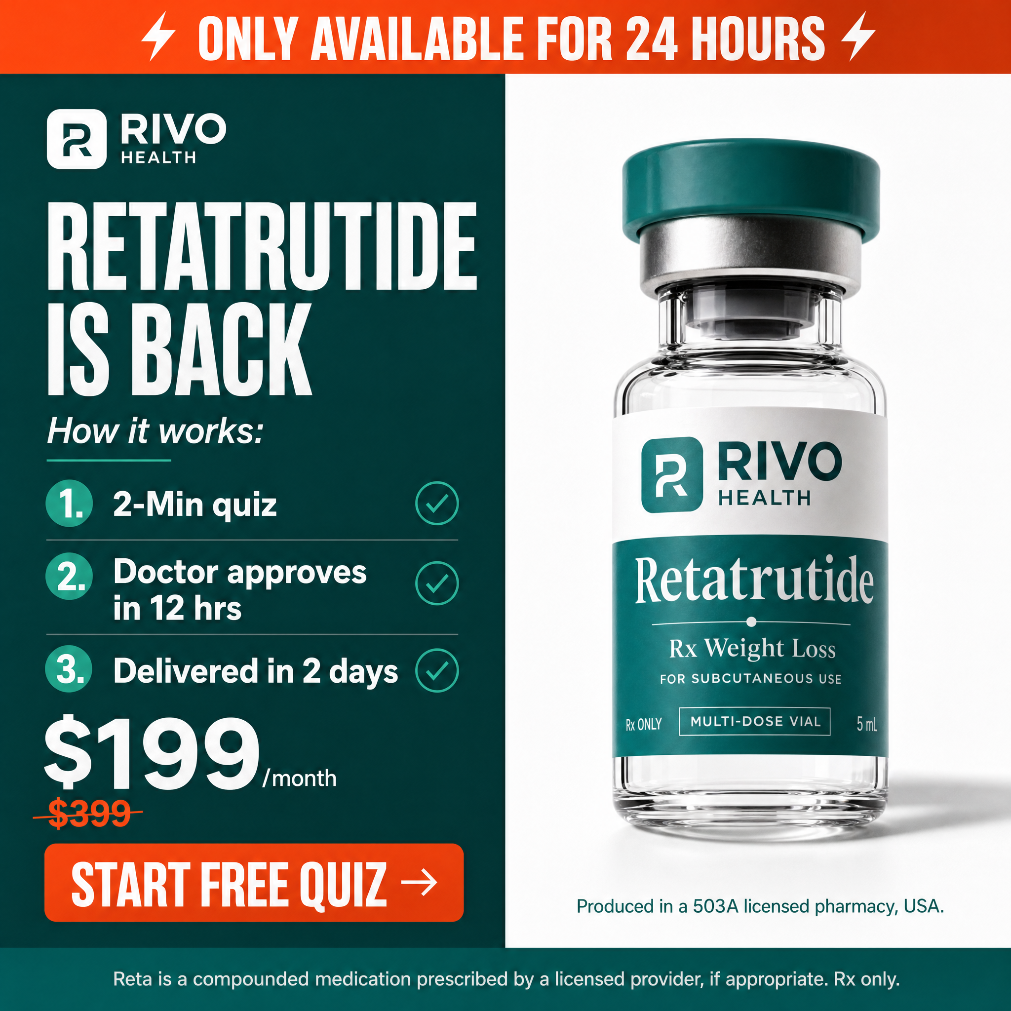 Dr. Thomas Reed, MD Facebook ad: Online Weight Care