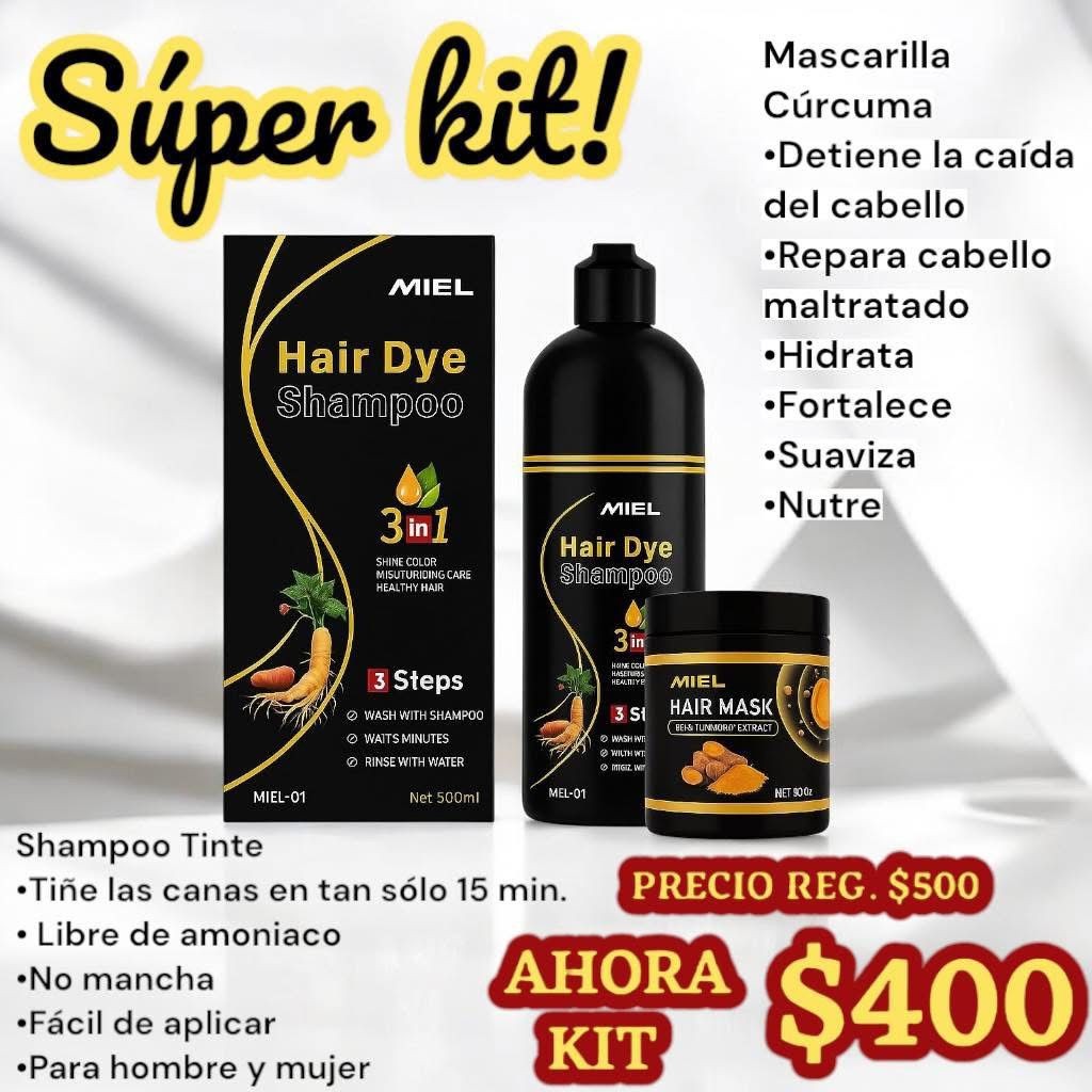 MIEL Hair Dye Facebook ad: !Estamos en nueva ubicación en plaza sabo