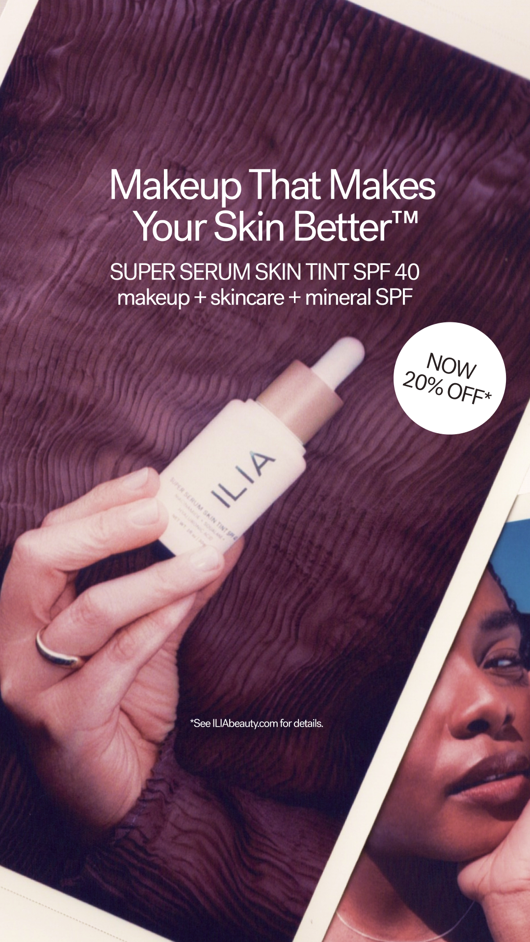 ILIA Beauty Facebook ad