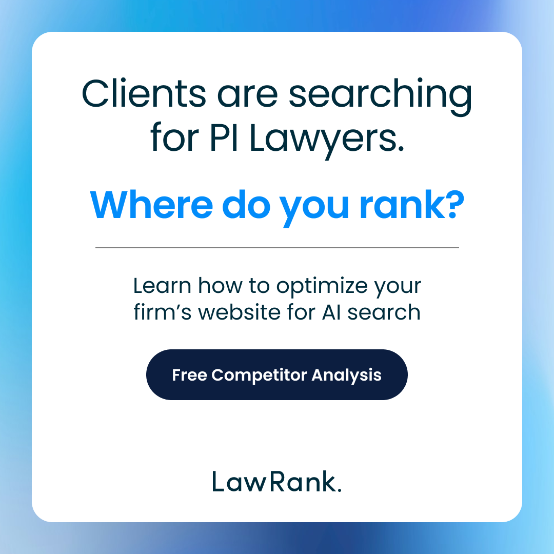 LawRank Facebook ad
