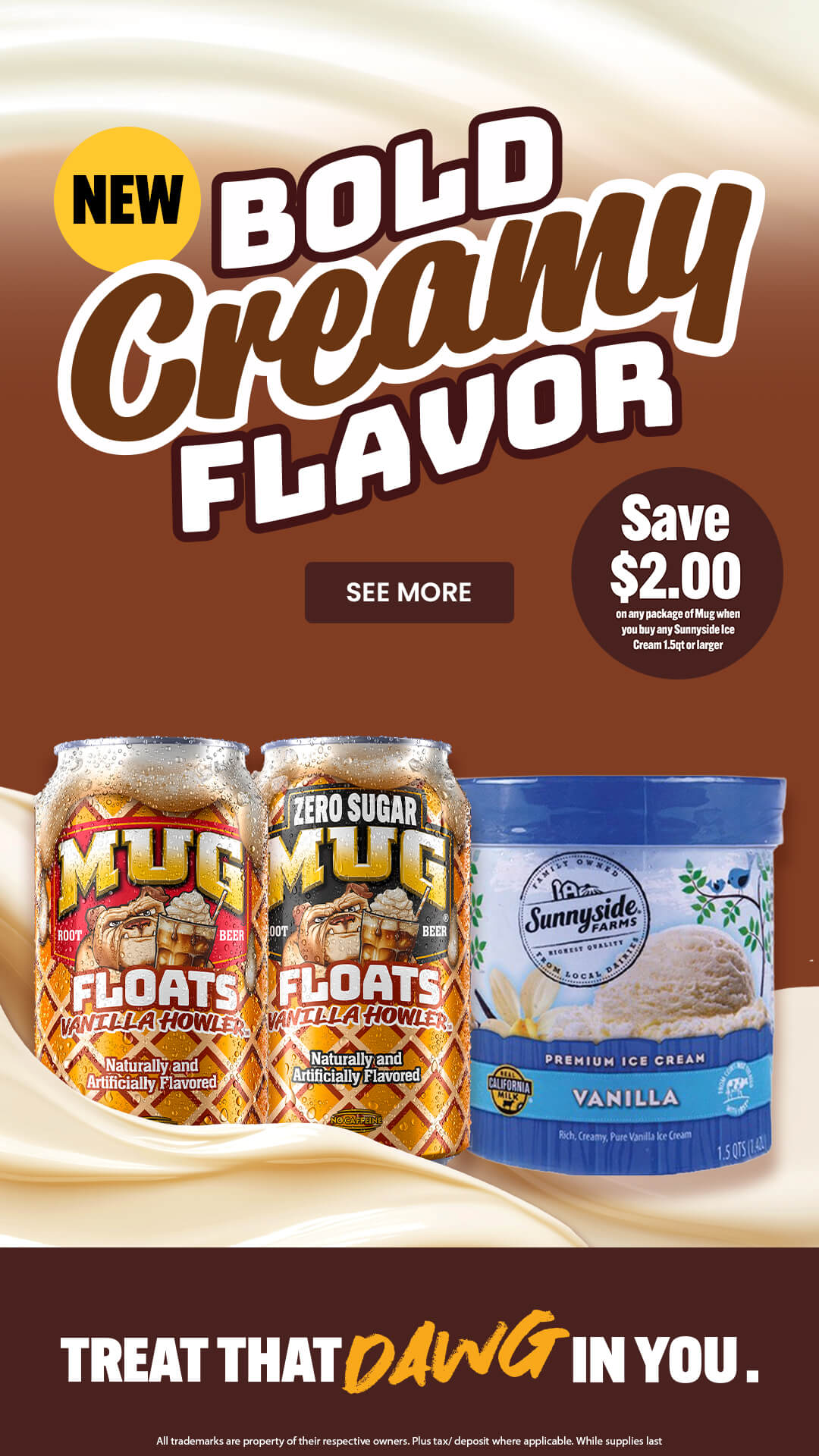 Save Mart Facebook ad: Bold Creamy Flavor