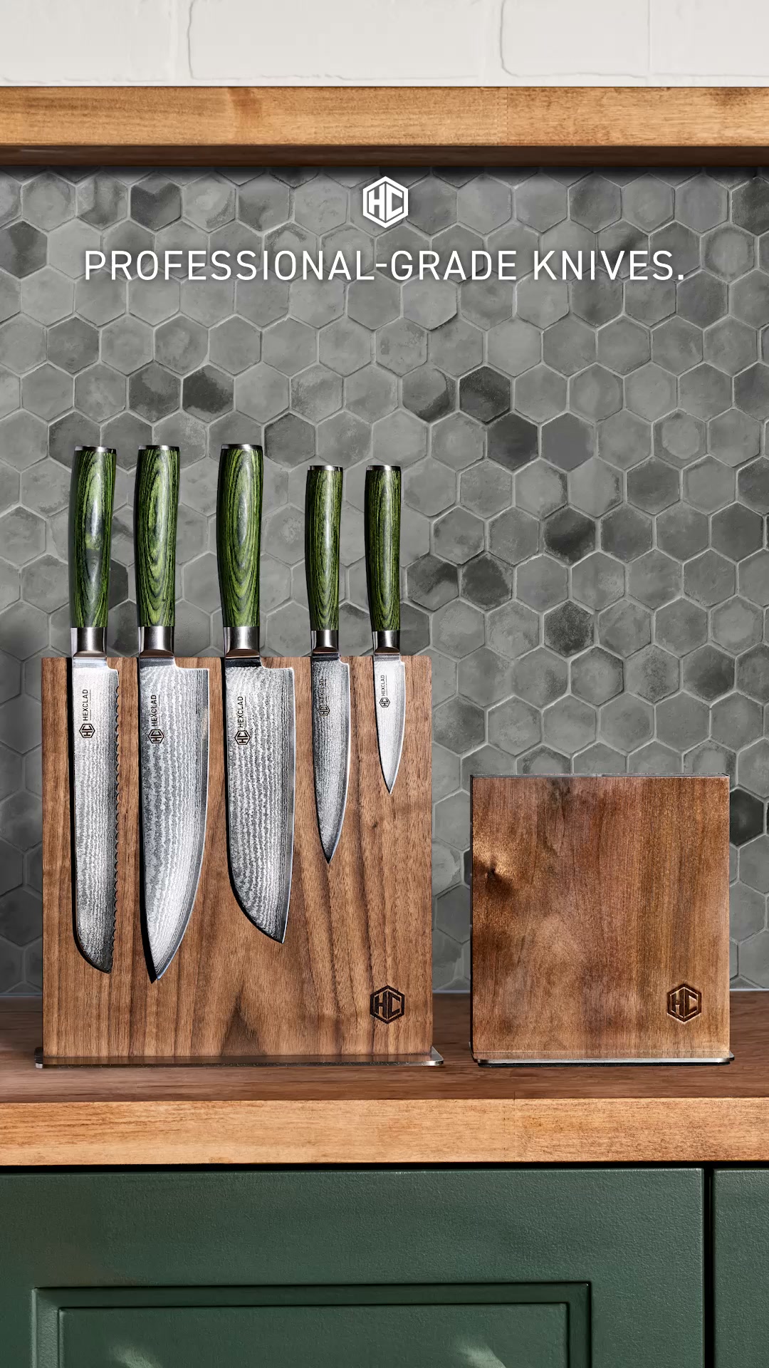 HexClad Facebook ad: NEW Studio Knife Set