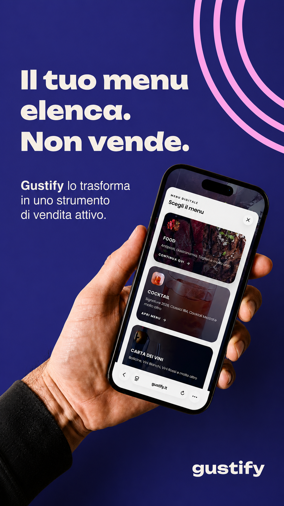 Gustify.it Facebook ad from Jul 8, 2026