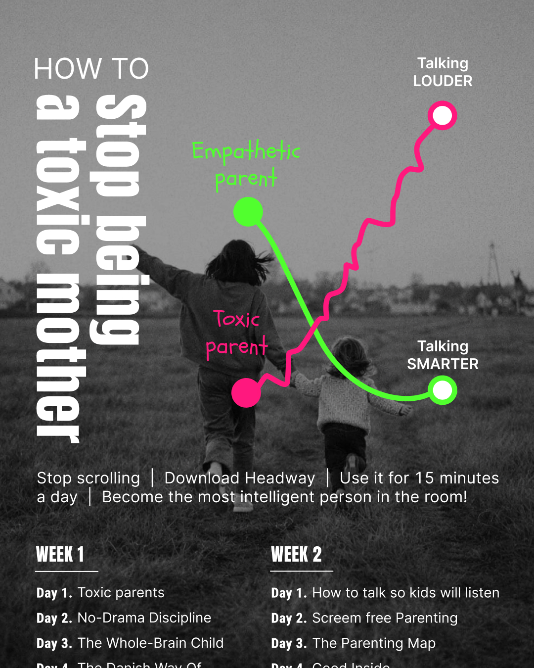 Headway App Facebook ad