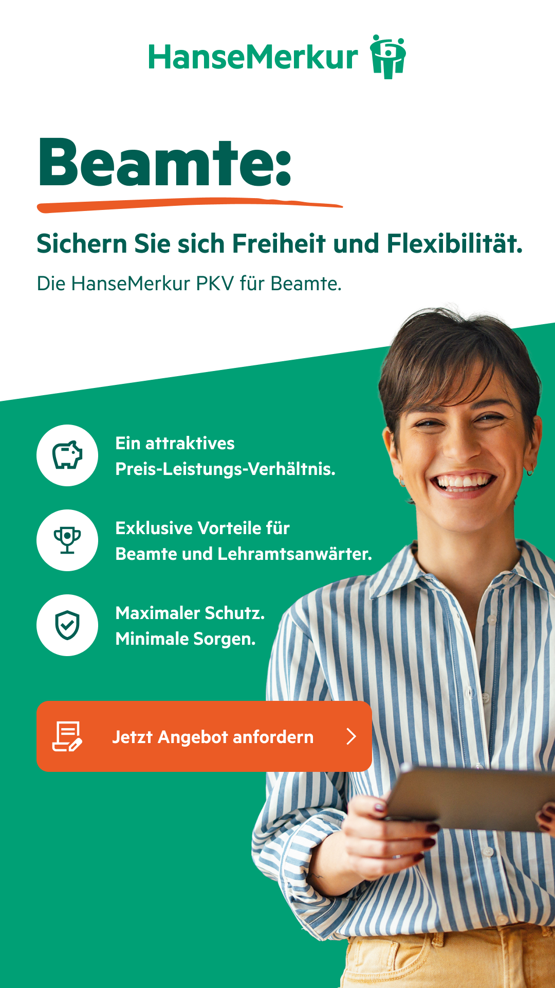 HanseMerkur Facebook ad