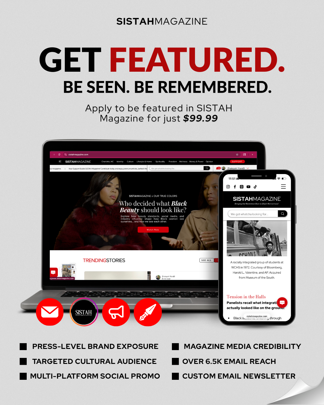 Sistah Magazine Facebook ad from Mar 6, 2026