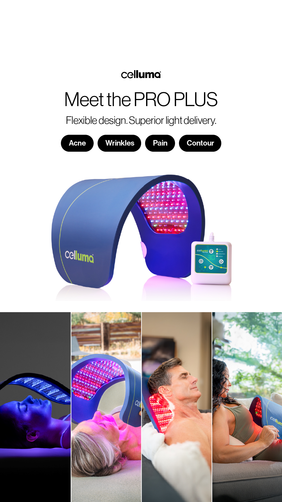 Celluma Light Therapy Facebook ad