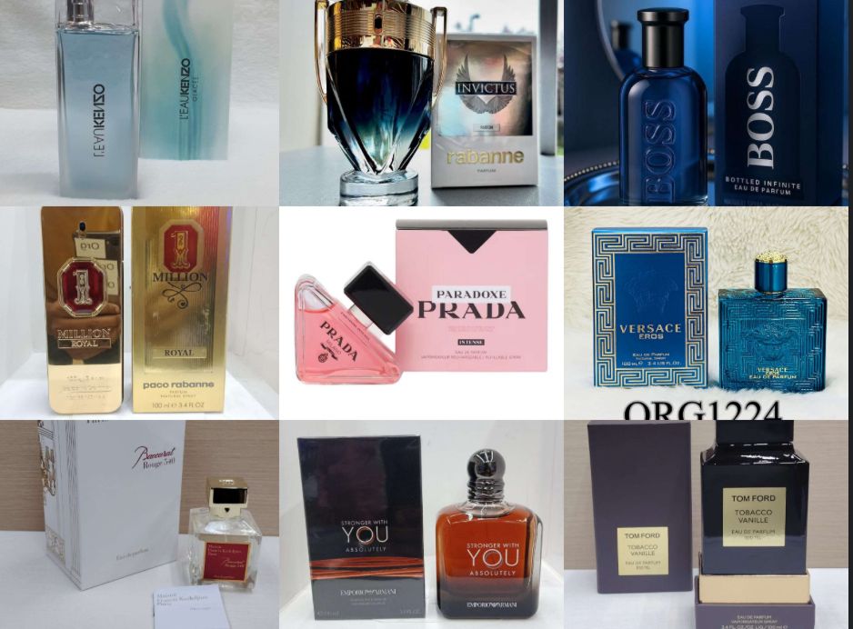 Style online store Facebook ad: More than 500 different Original perfumes
