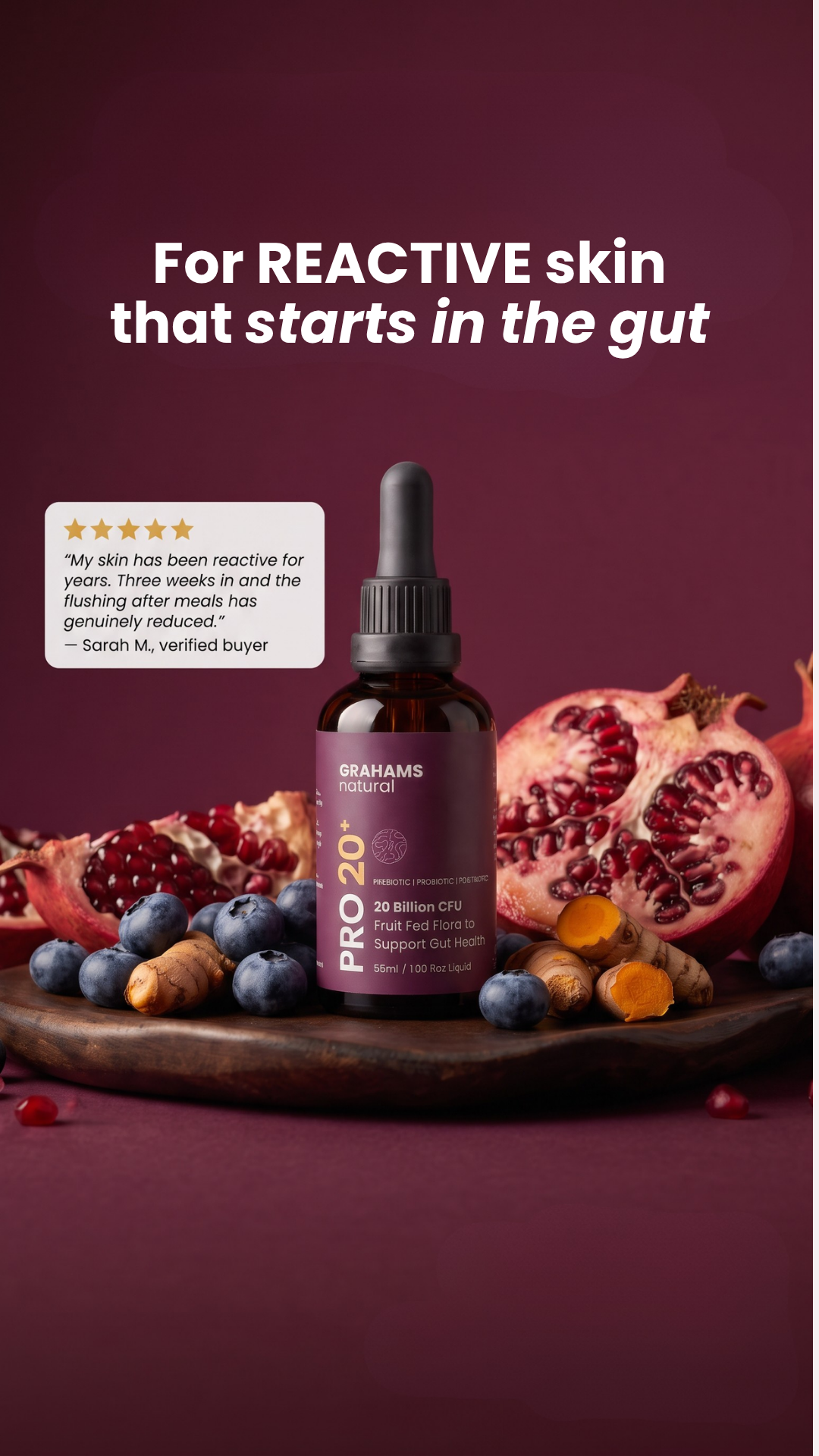 Grahams Natural Alternatives Facebook ad