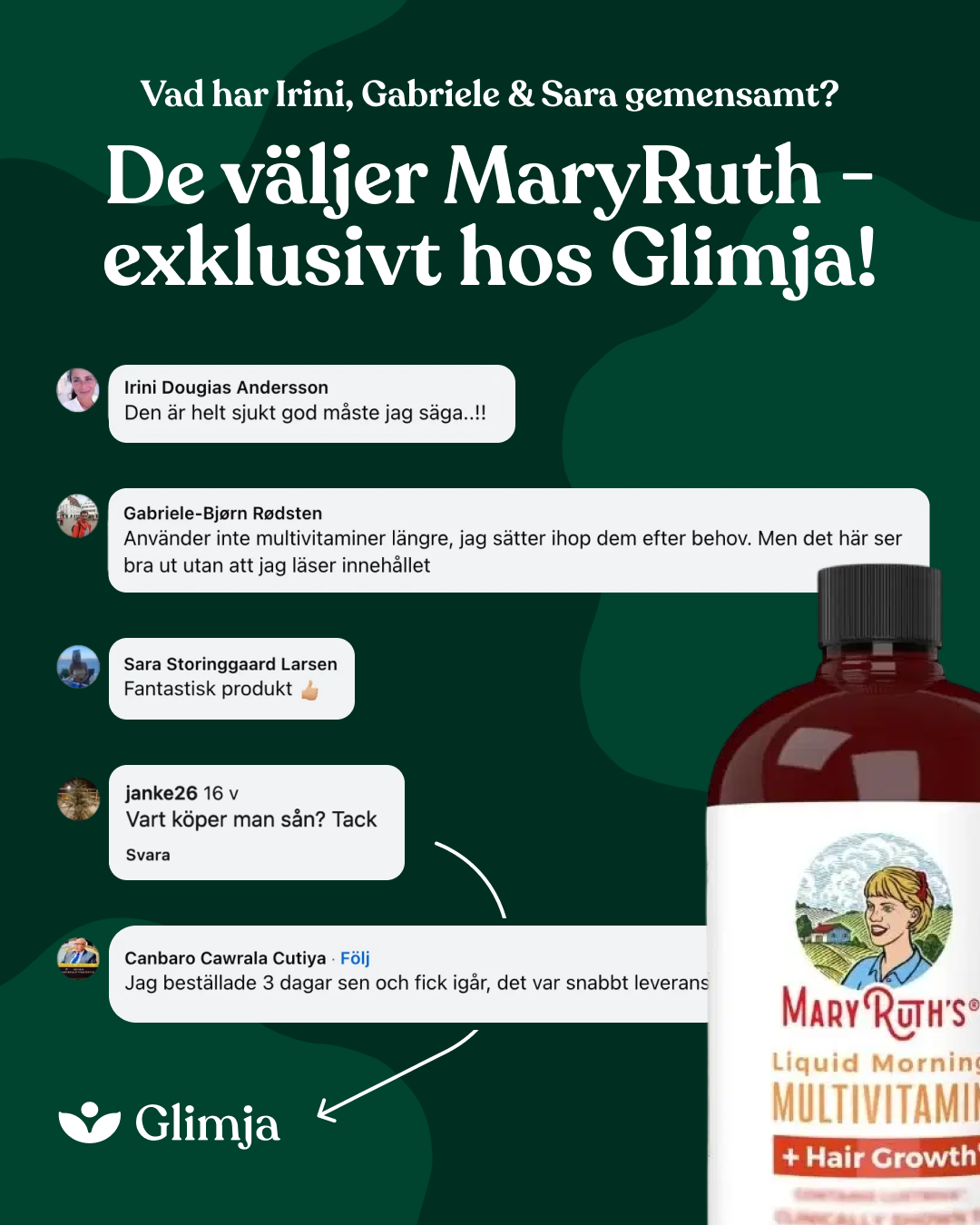 Glimja Facebook ad