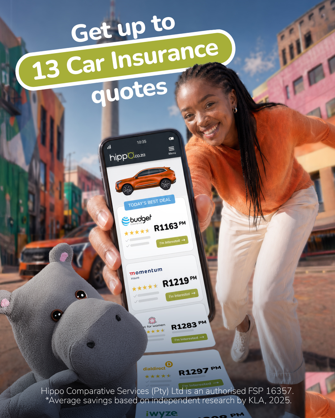 Hippo.co.za Facebook ad