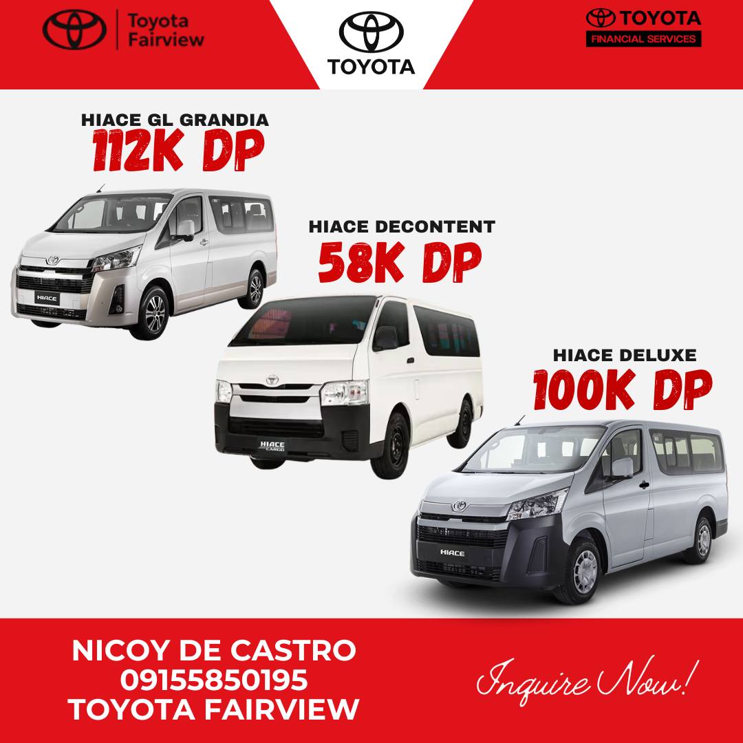 Nicoy De Castro - Toyota Fairview Facebook ad: TOYOTA BEST DEALS THIS 2026!
