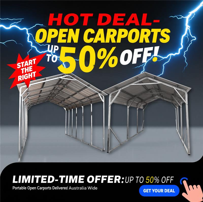 Wholesales Direct Facebook ad: Easy DIY Steel Carports