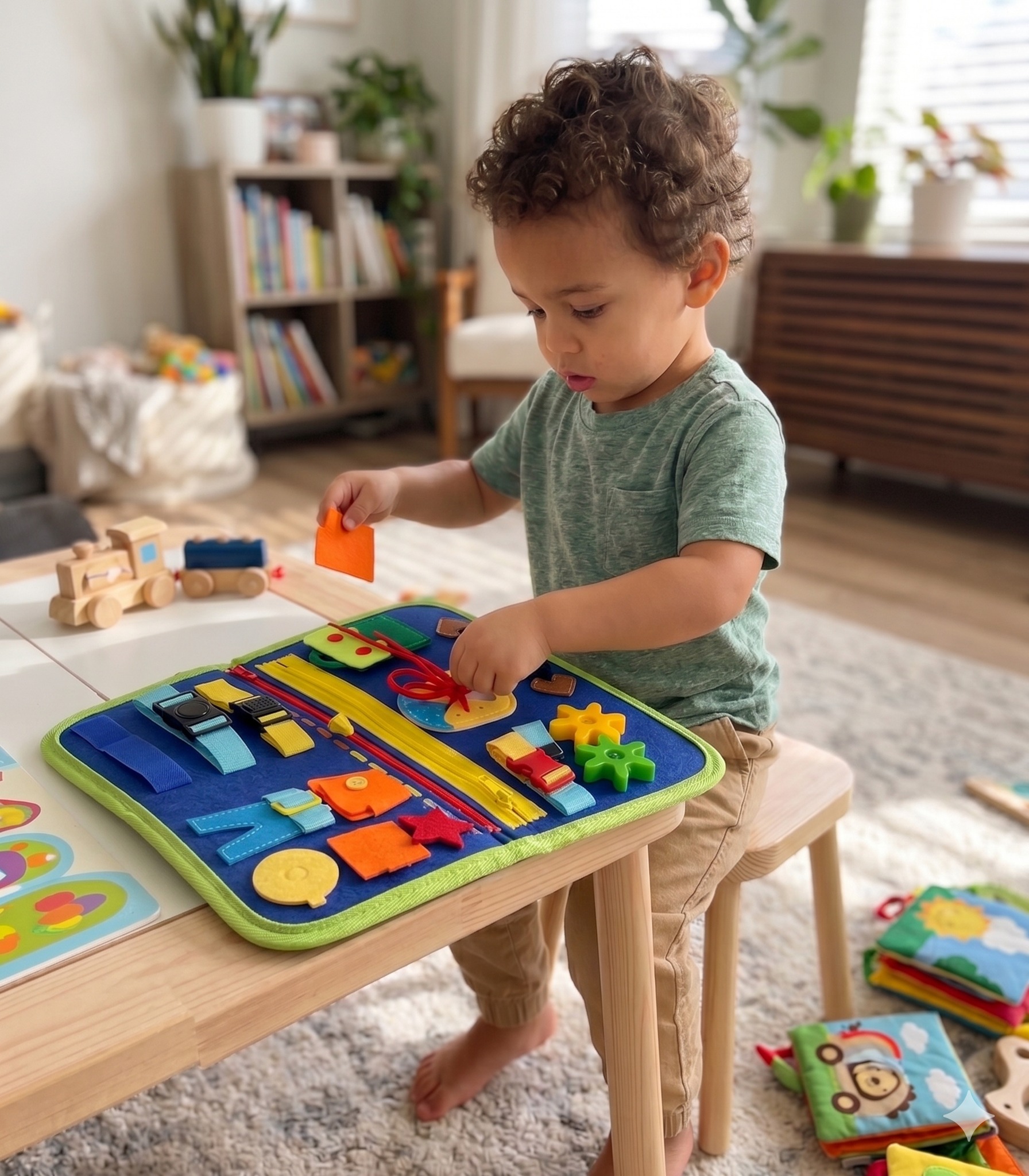 Little Toddla Facebook ad: What toddlers reach for instead of the iPad. No batteries…