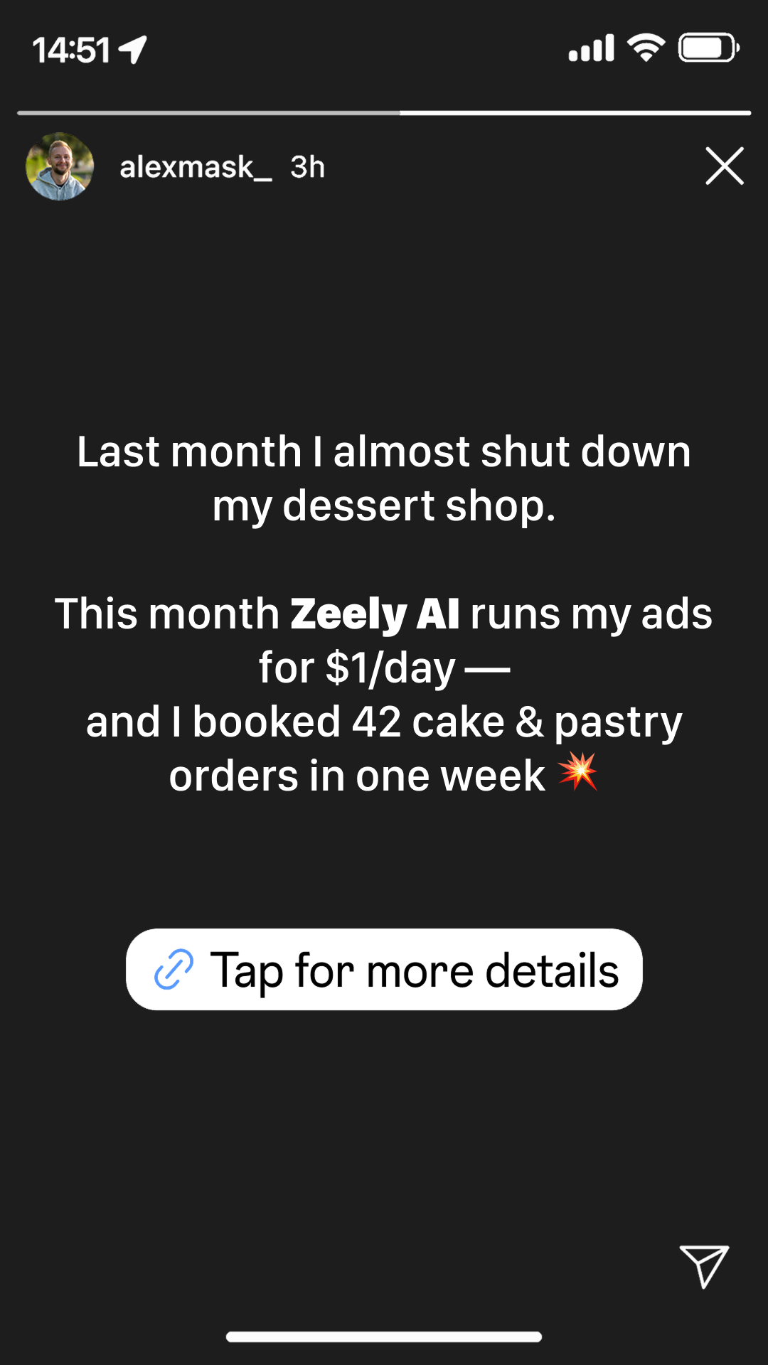 Zeely Facebook ad