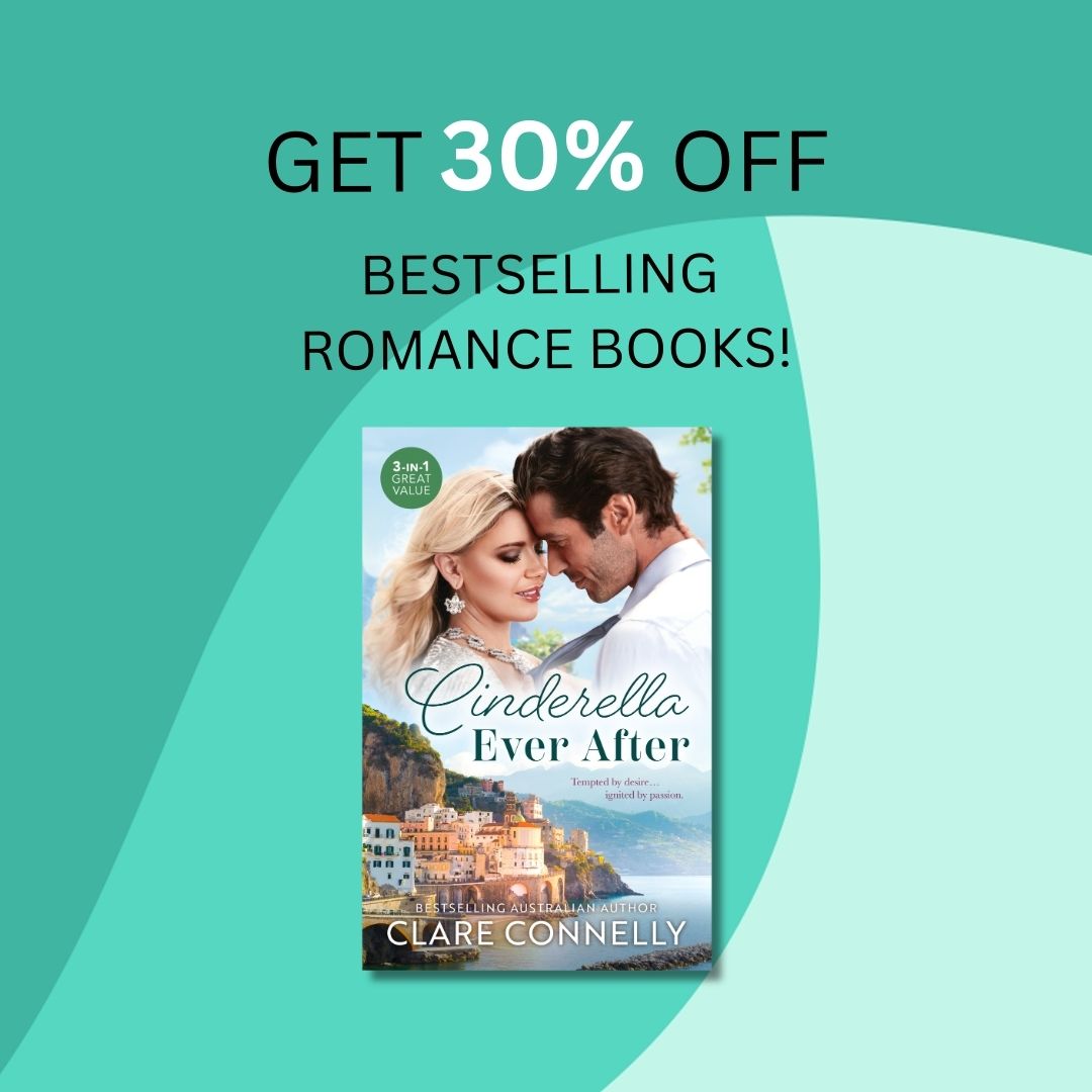 Mills & Boon Australia Facebook ad: Get 30% off ALL paperbacks in this collection!