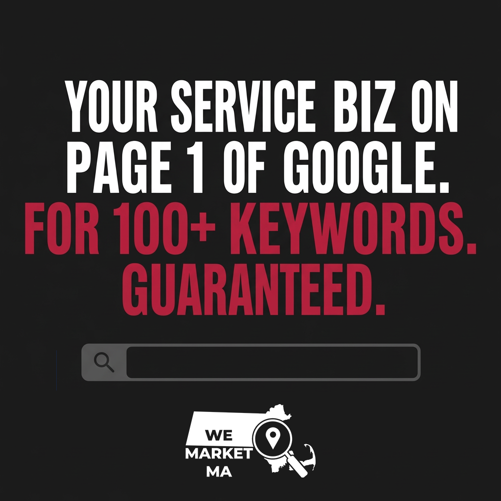 We Market MA Facebook ad: Your Local Marketing Pros