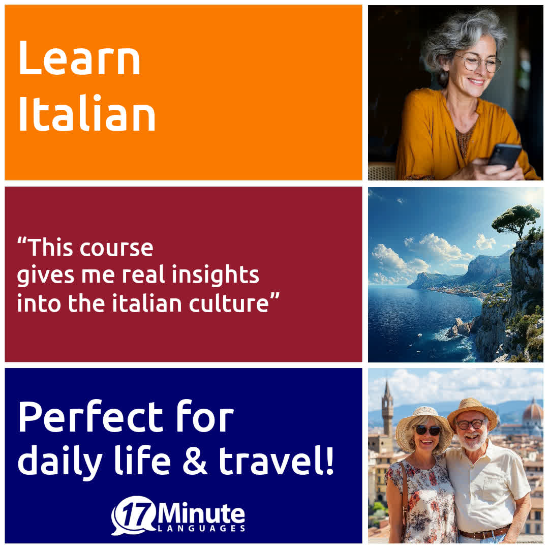 Polyglott in 17 Minutes a Day	 Facebook ad