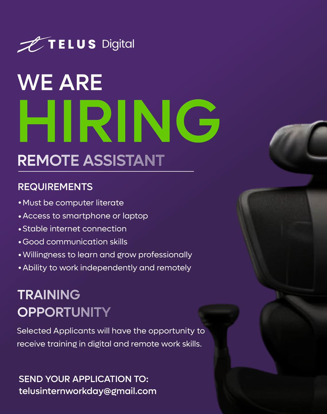 Bryan F. Jones. Facebook ad: WE ARE HIRING