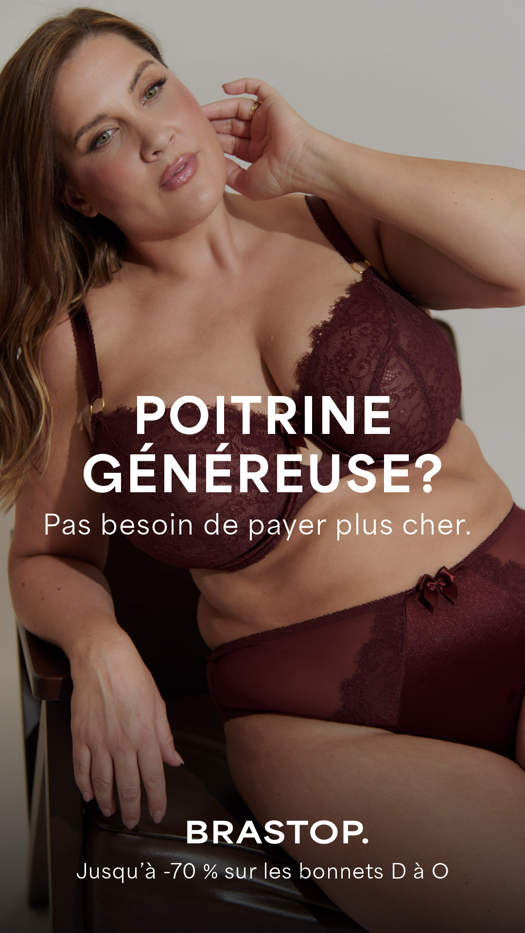 Brastop.com Facebook ad: The Fuller Bust Outlet.