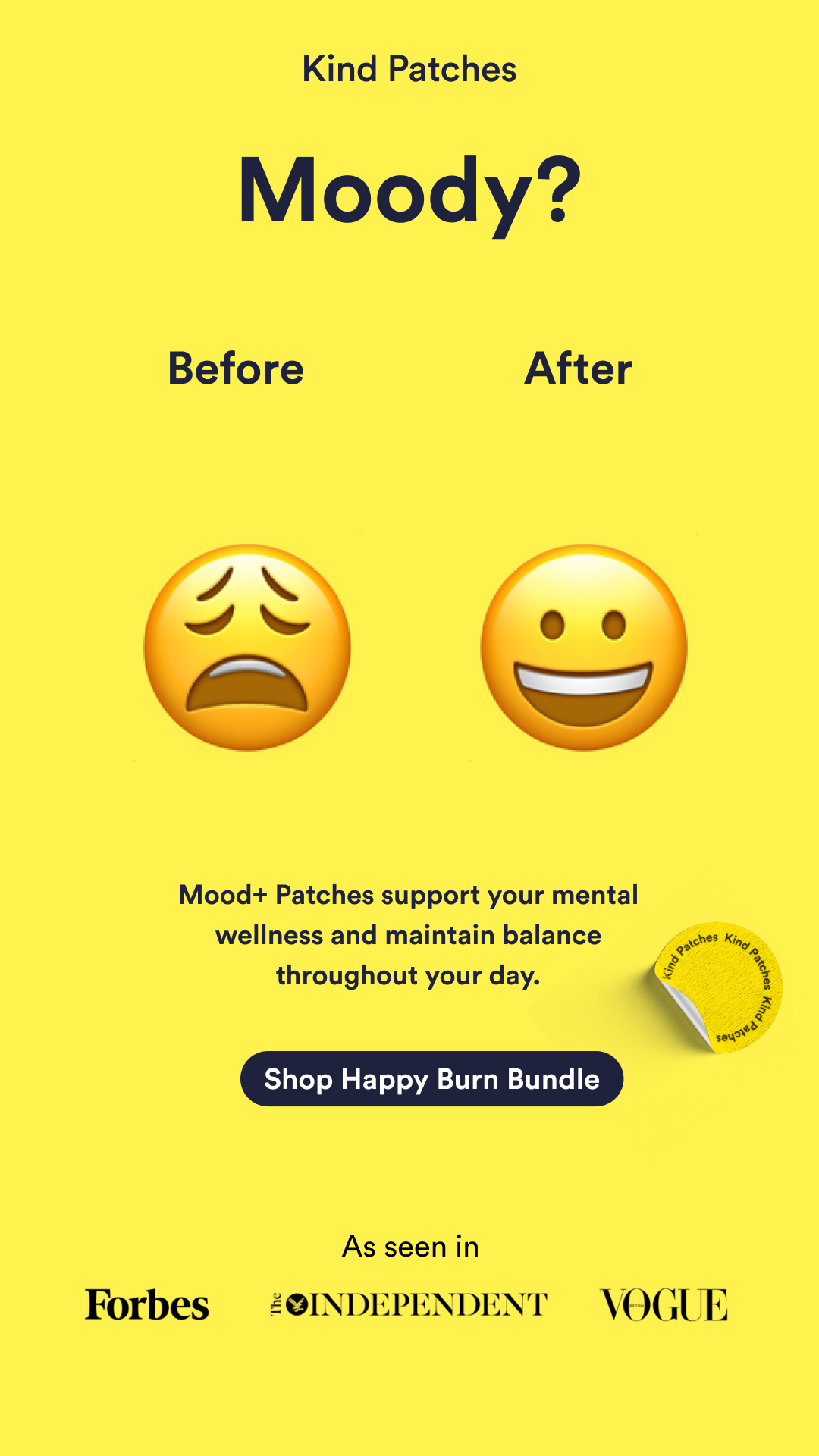 Kind Patches Facebook ad