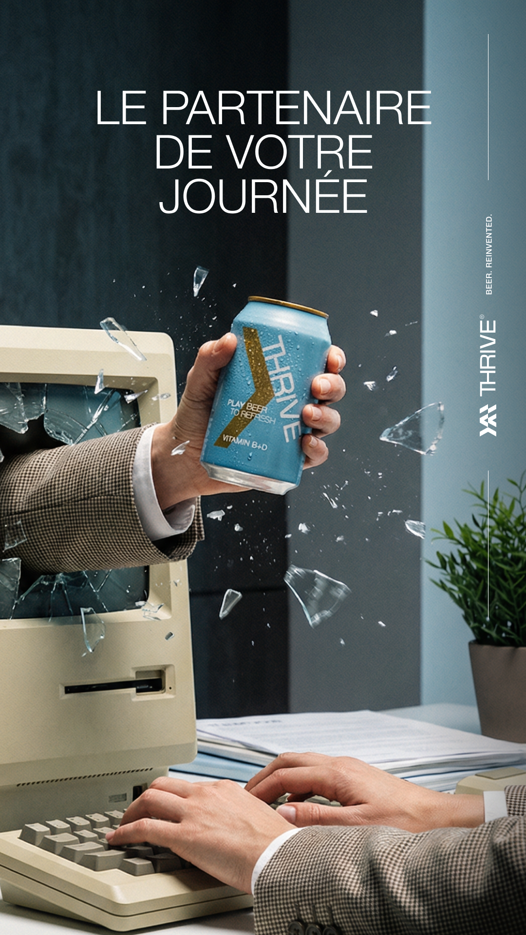 Thrive Beer Facebook ad