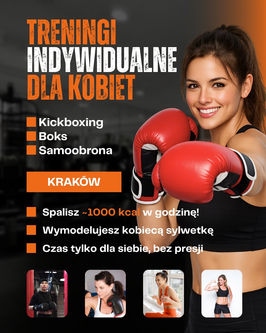 Power Fight House - Skawina Facebook ad: Treningi indywidualne dla kobiet w Skawinie!