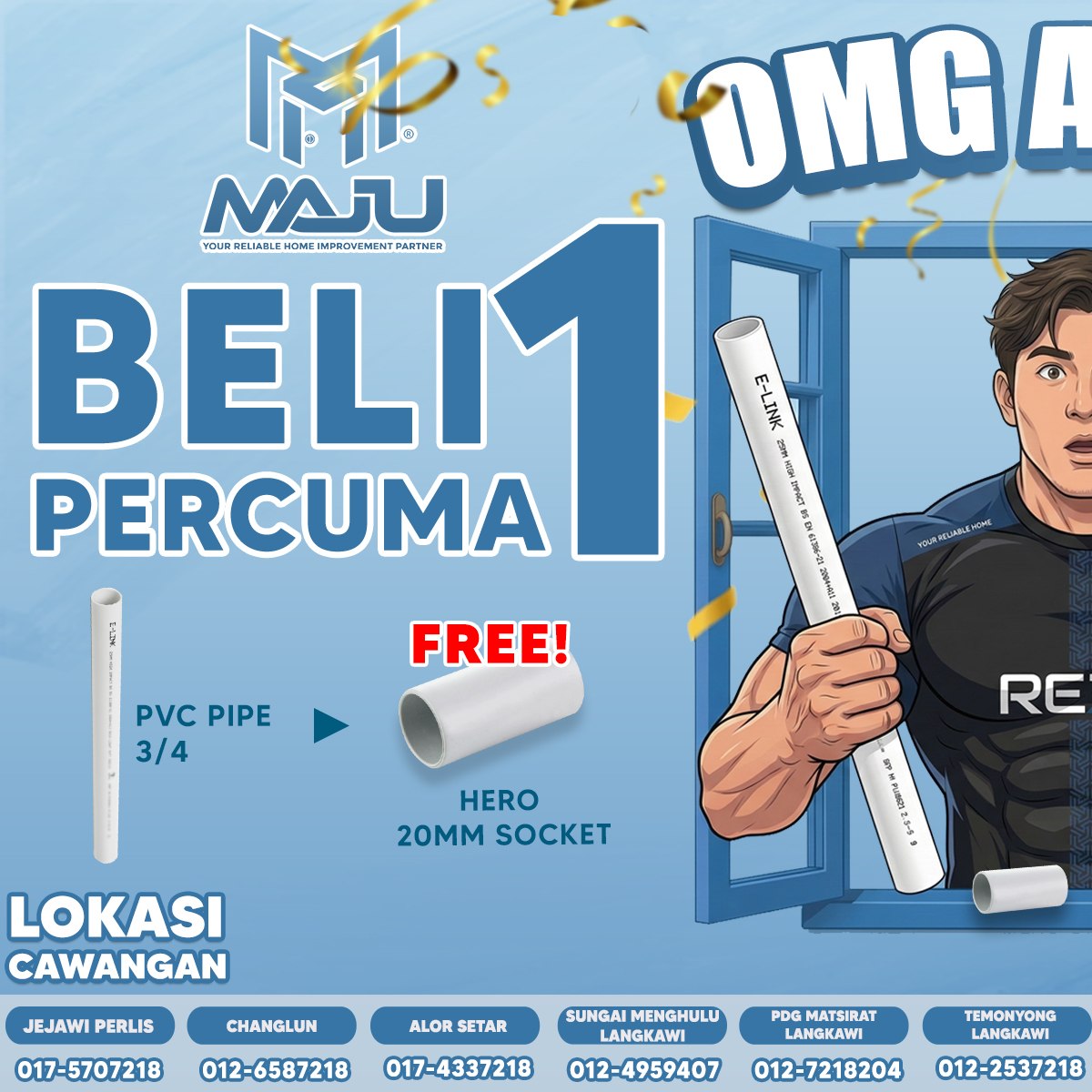 MAJU Facebook ad: Kunjungi cawangan MAJU terdekat