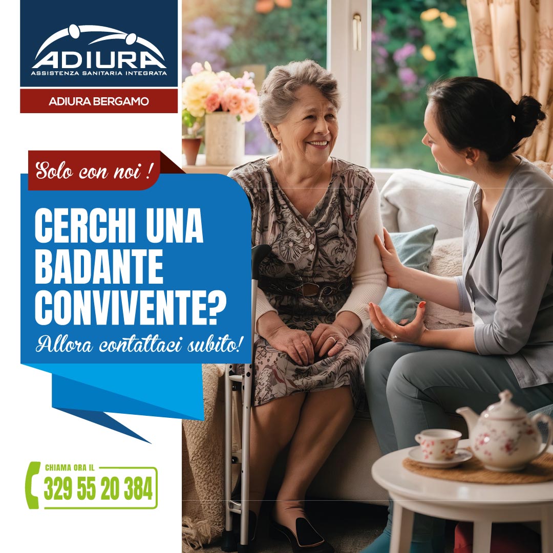 Adiura Bergamo Facebook ad: Prendersi cura di una persona cara non è…