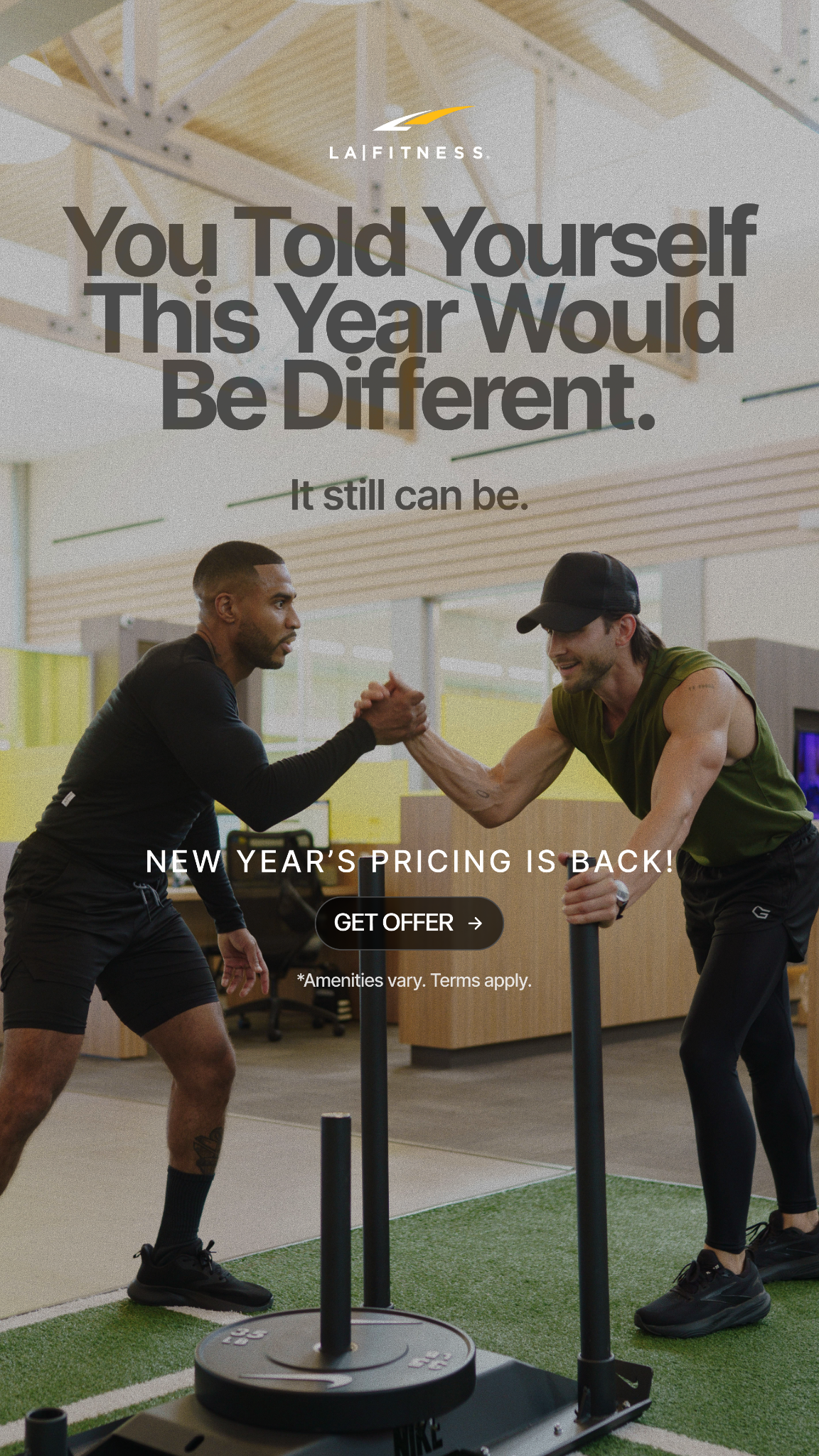 LA Fitness Facebook ad