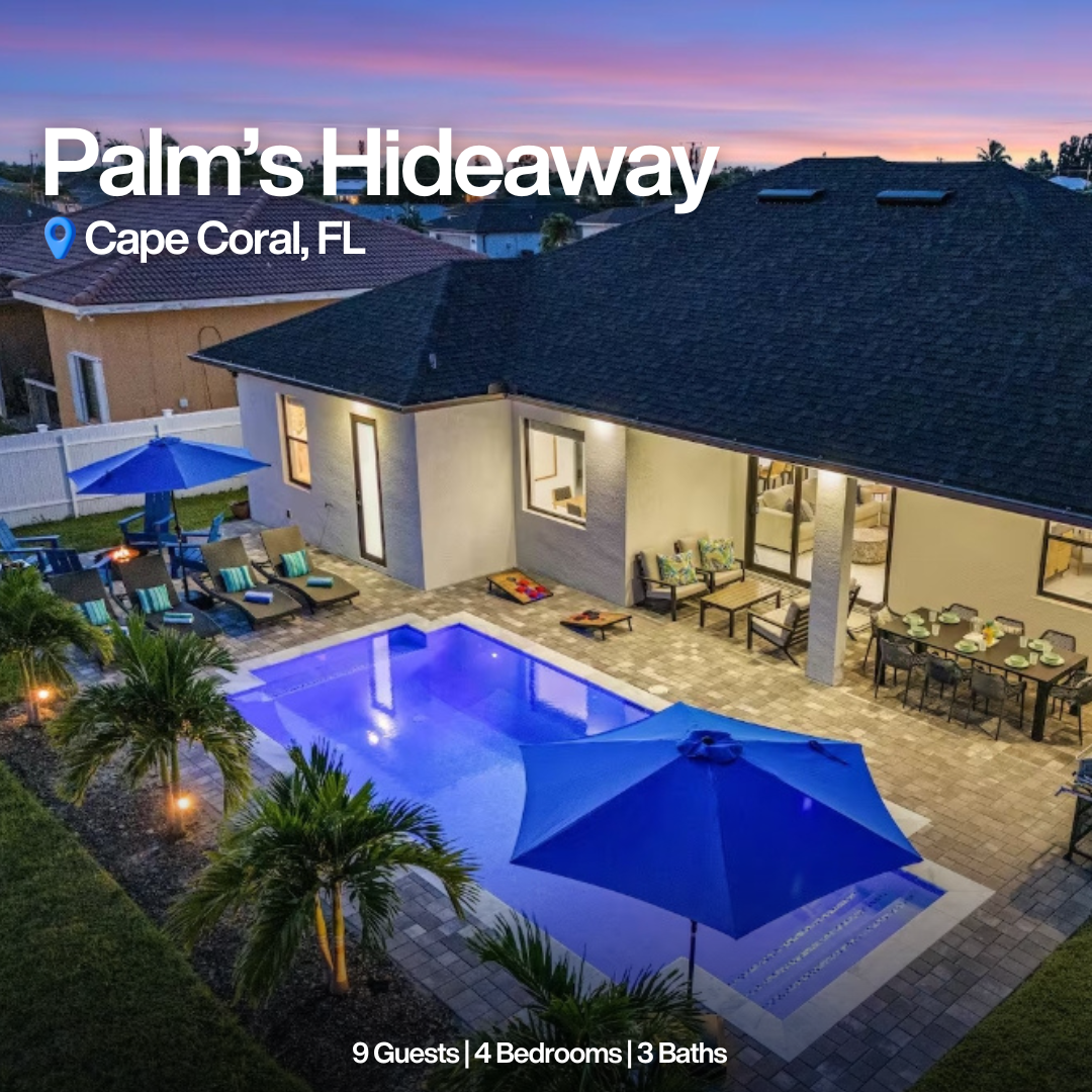 Palms Hideaway Facebook ad: Florida Vacation