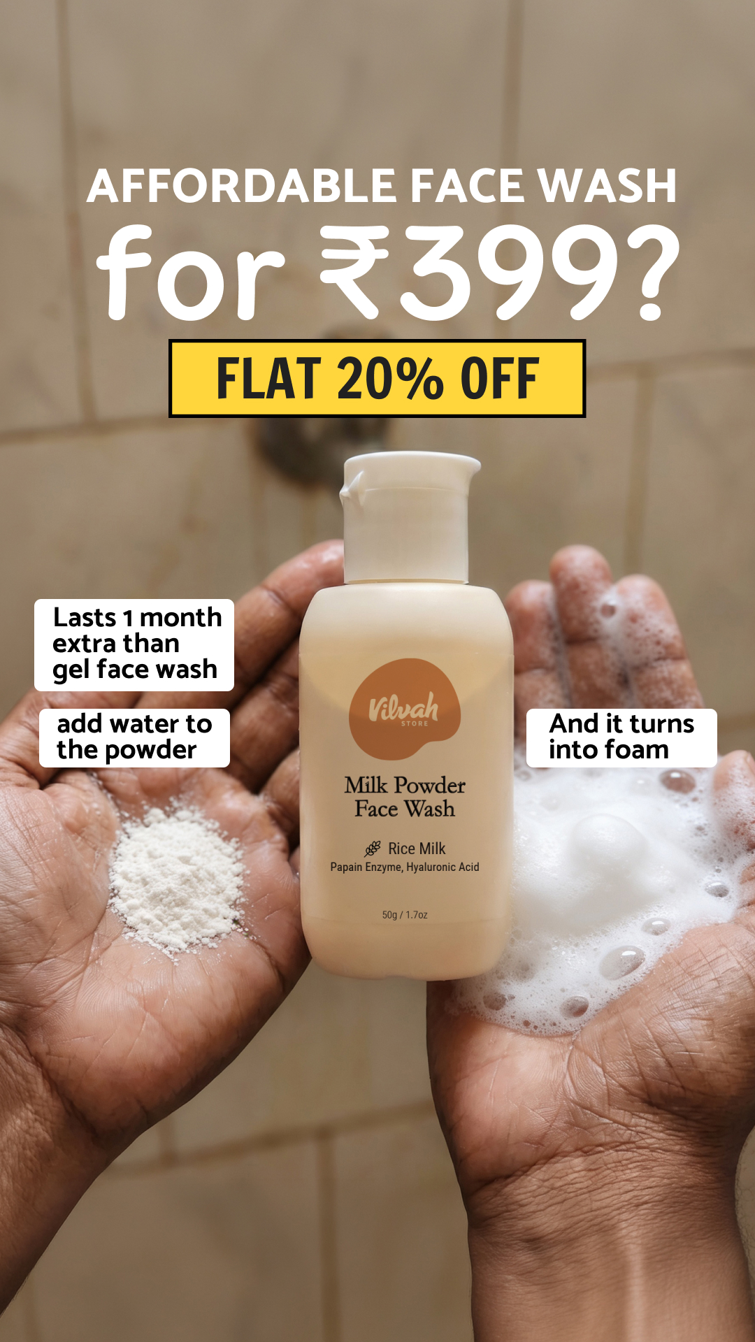 Vilvah store Facebook ad