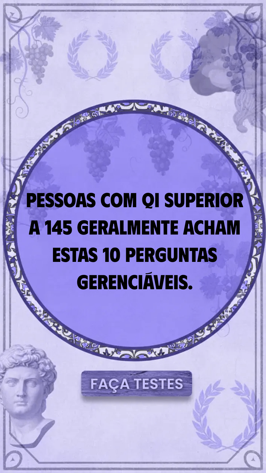 Teste internacional de QI Facebook ad: Faça o teste e verifique sua pontuação de QI