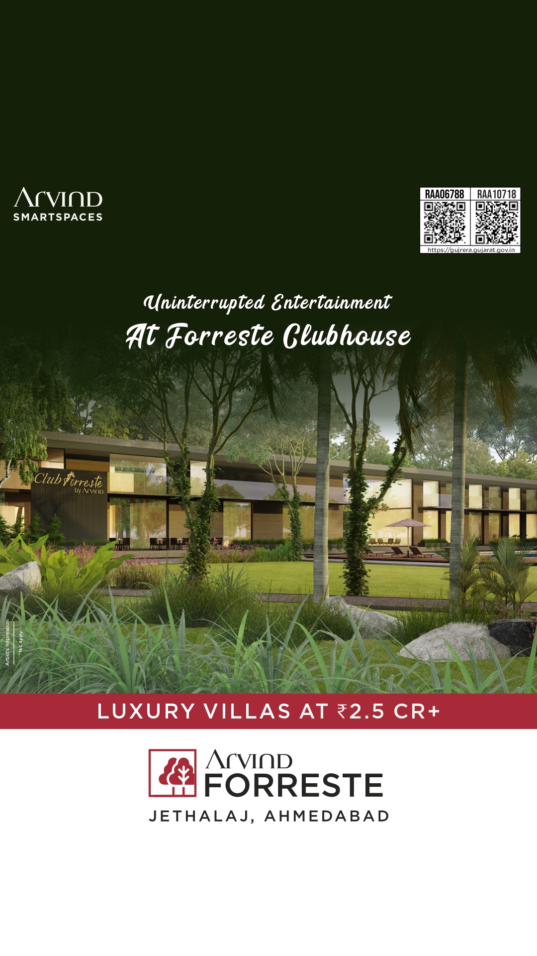 Arvind SmartSpaces Facebook ad