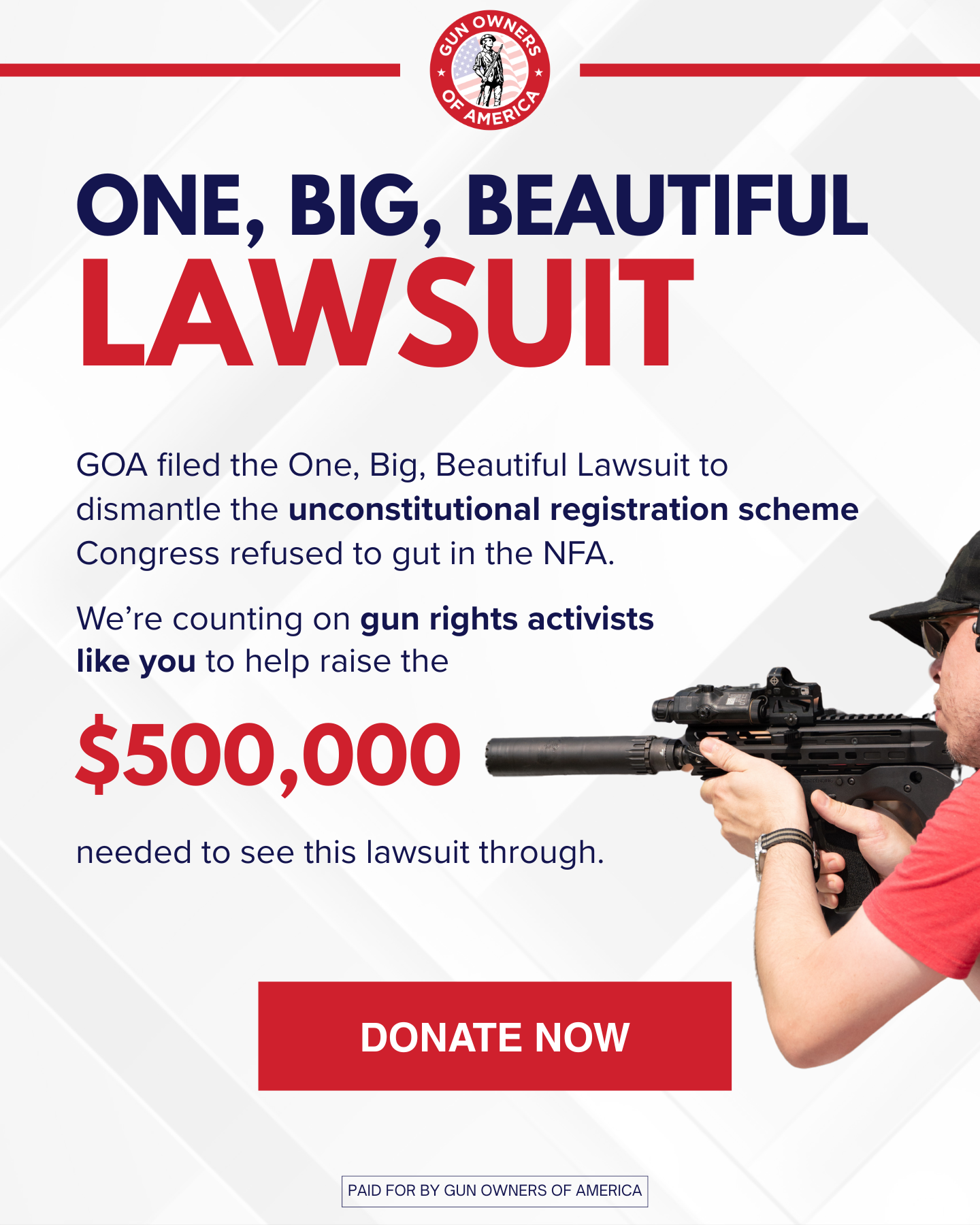 Gun Owners of America Facebook ad
