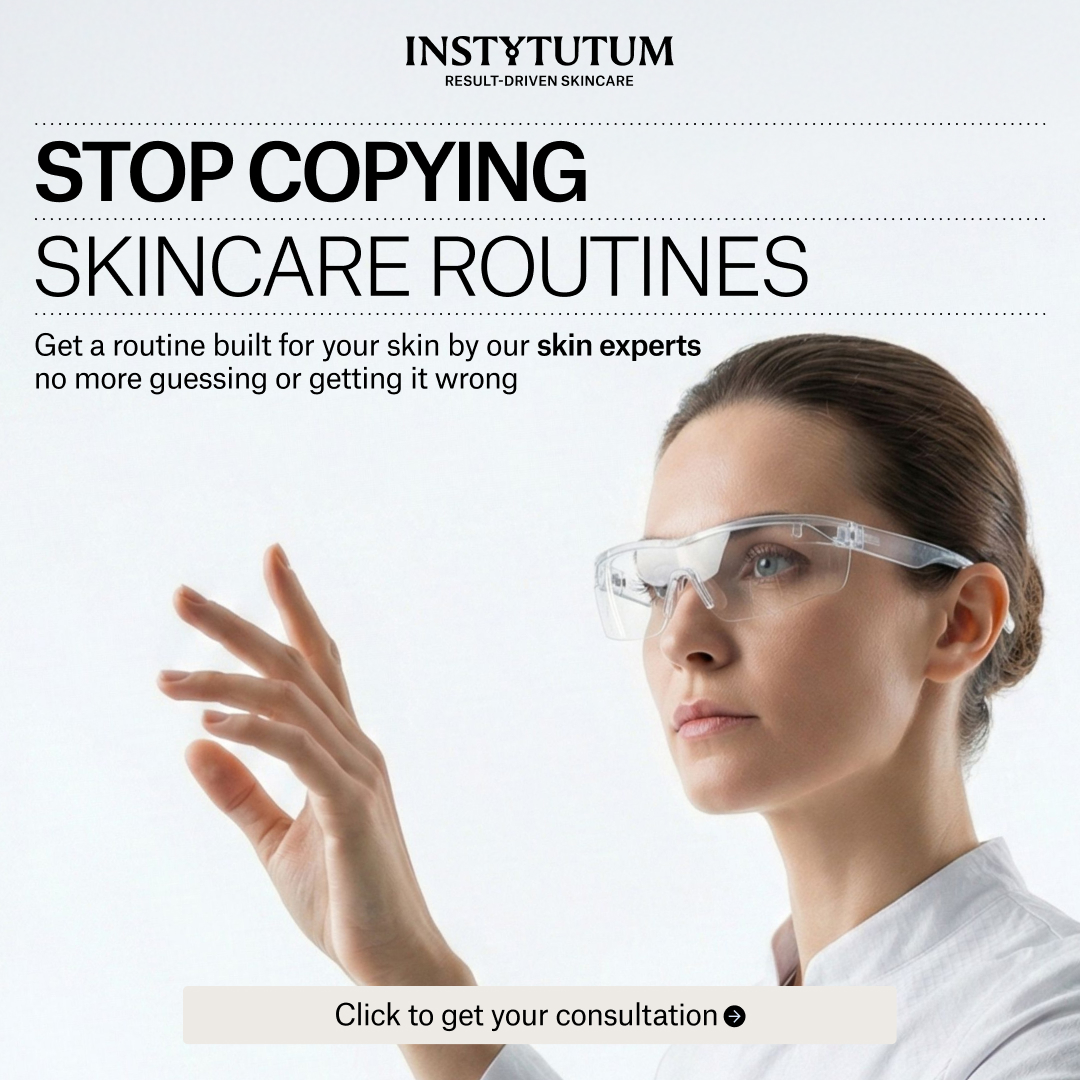 Instytutum Result-Driven Skincare Facebook ad