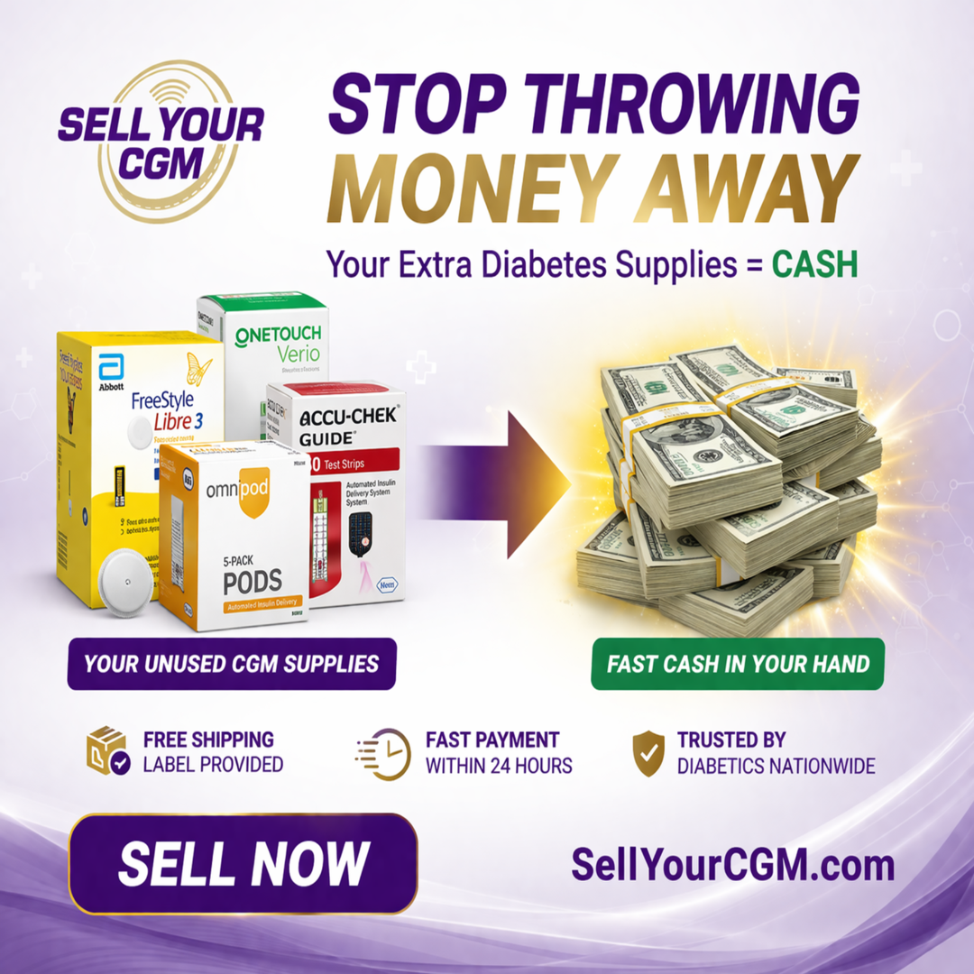 Sell Your CGM Facebook ad: Sell Your Unused CGM Supplies!