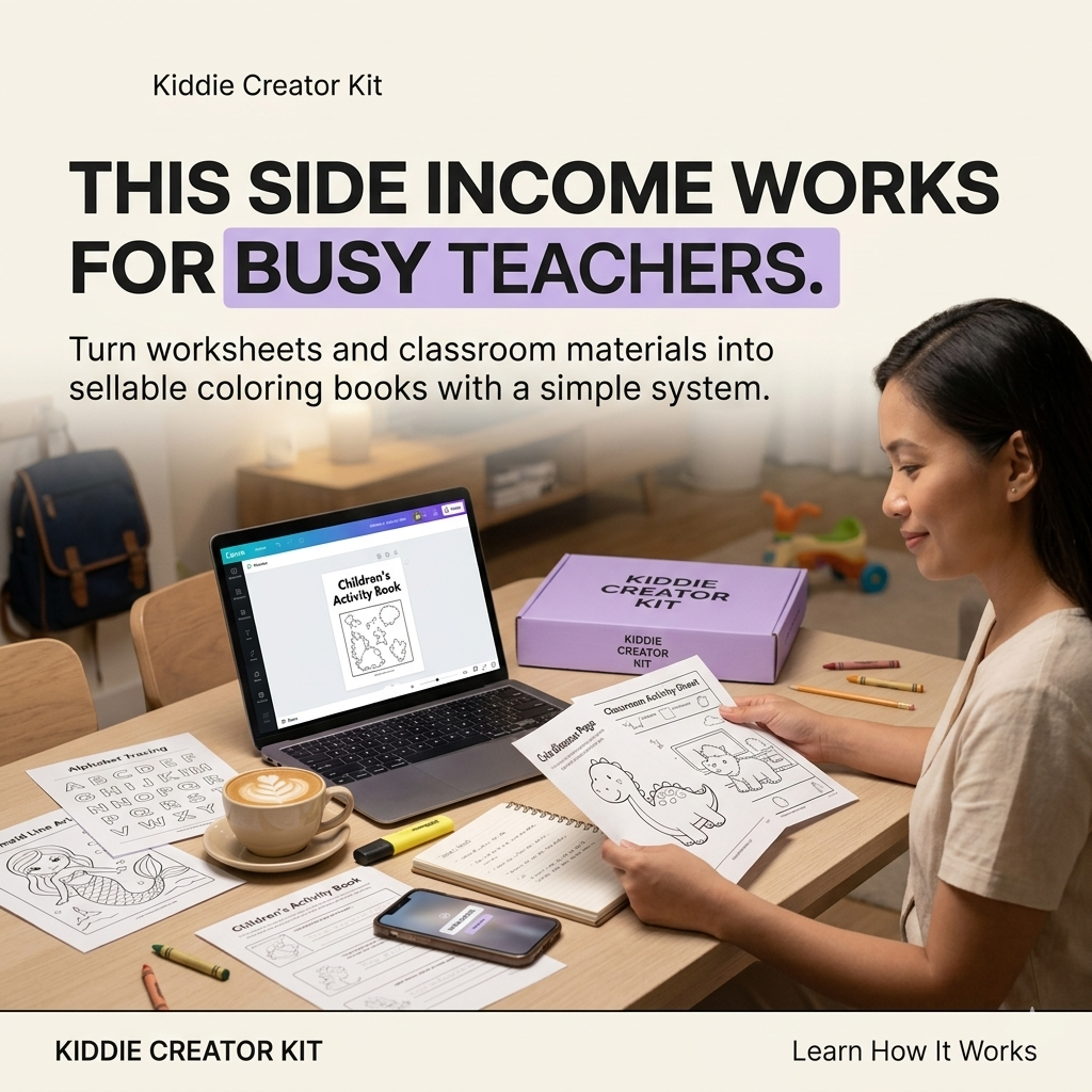 Kiddie Creator Kit Prompts Facebook ad: A Simpler Teacher Workflow
