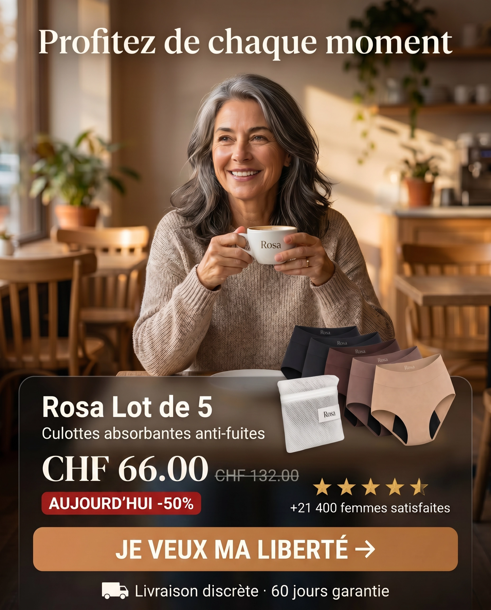 Rosa Facebook ad