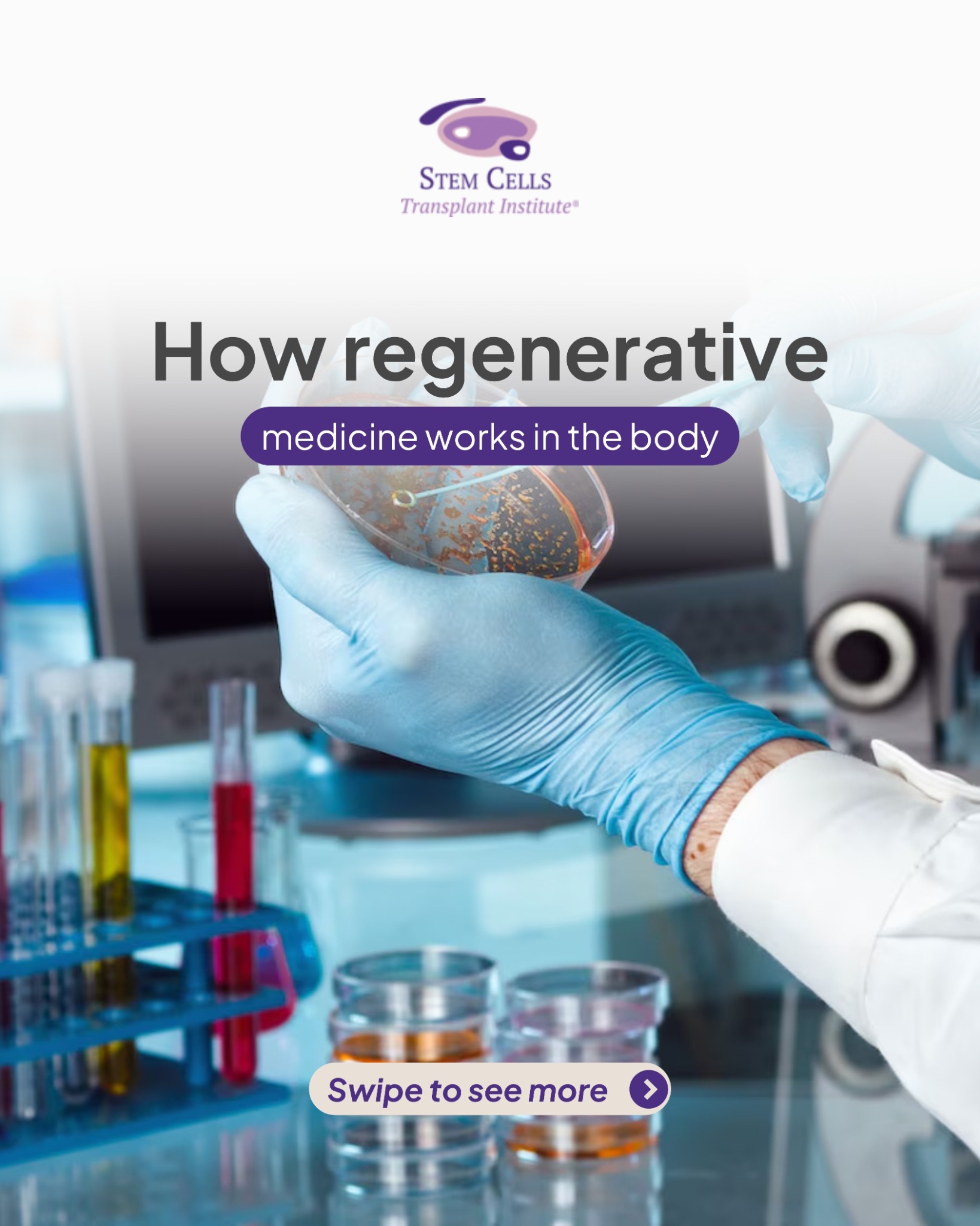 Stem Cells Transplant Institute Facebook ad