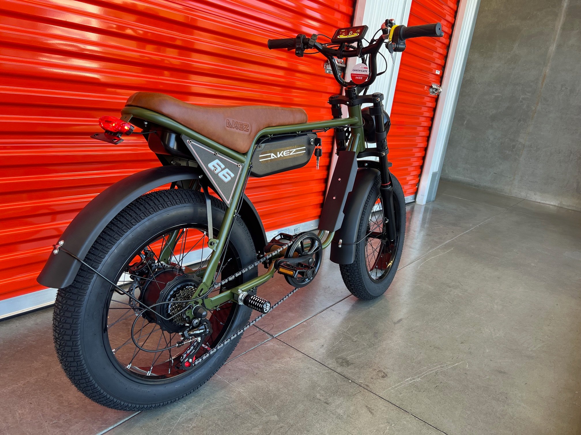 Cameron McKay Facebook ad: WINTER BLOWOUT SALE! AKEZ ZX E-Bike Color Display…