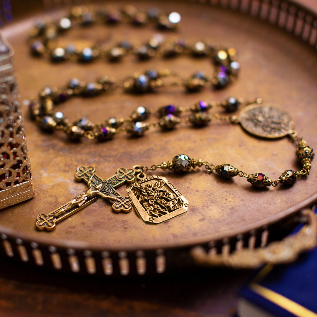The Roman Catholic Store Facebook ad: Deepen your prayer life with handcrafted rosaries, powerful…