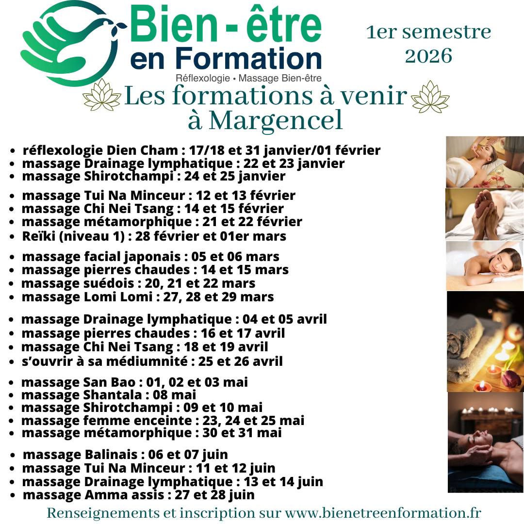 Bien-être en Formation EI Facebook ad: Formation en Réflexologie et en Massage bien-être dans la…