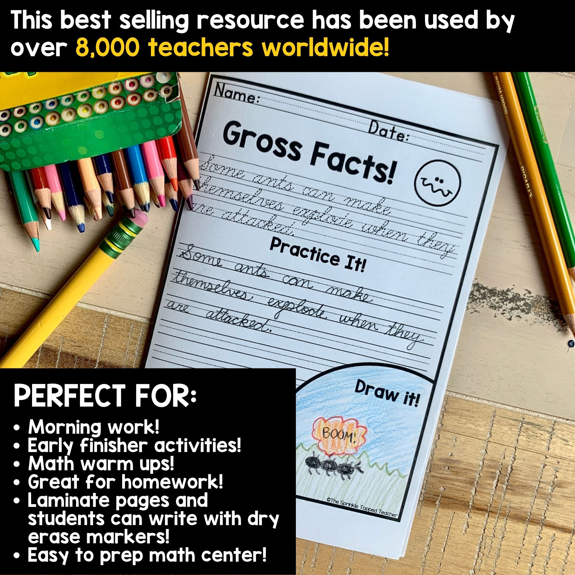 The Sprinkle Topped Teacher Facebook ad