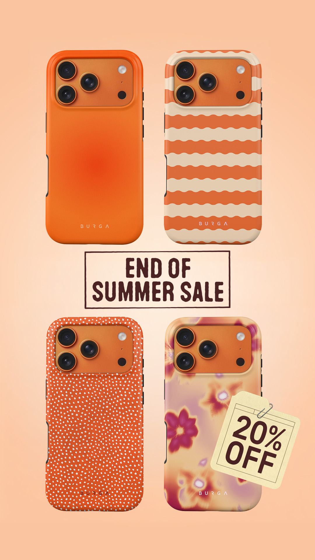 BURGA Cases Facebook ad