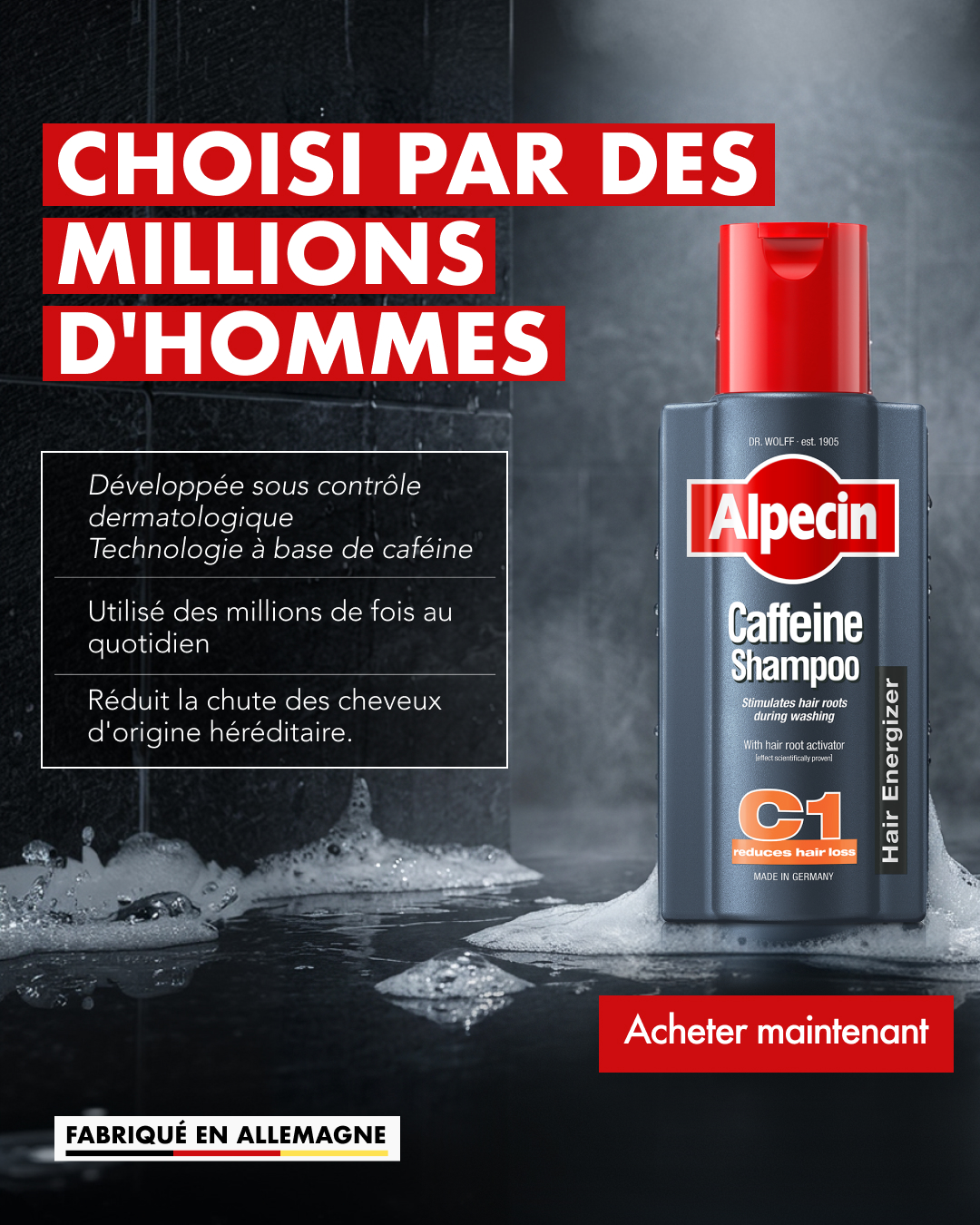 Alpecin Facebook ad