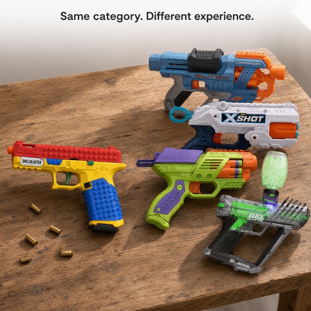 Shellblaster Facebook ad: Same category. Different experience.