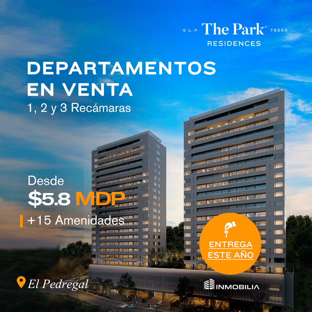 The Park SLP Facebook ad: Desde $5.8 MDP